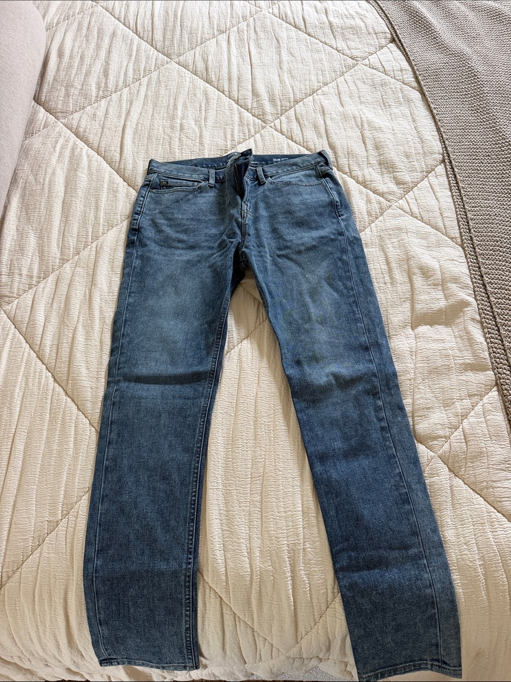 Banana Republic Men's Dark Blue Slim Straight Jeans